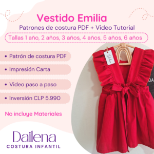 Patrón Vestido Emilia