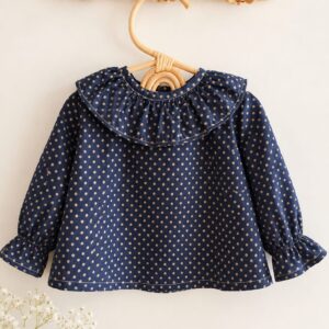 Blusa azul c/payaso